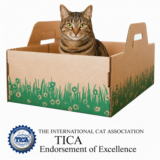 Ten Second Litter Box with TICA Badge
